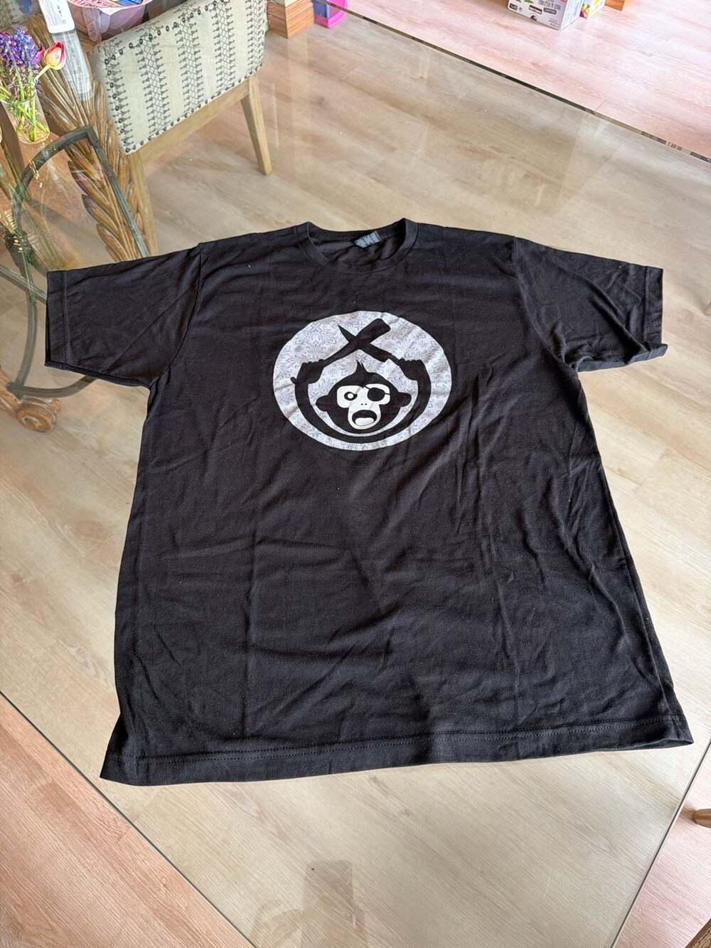 Monkey Knife Fight Logo Graphic T-Shirt